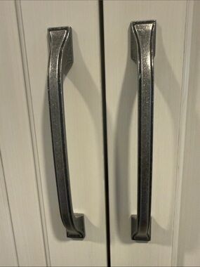 5 NEW Satin Nickel Cabinet Pulls Handles 5” Center Arch Style Hardware